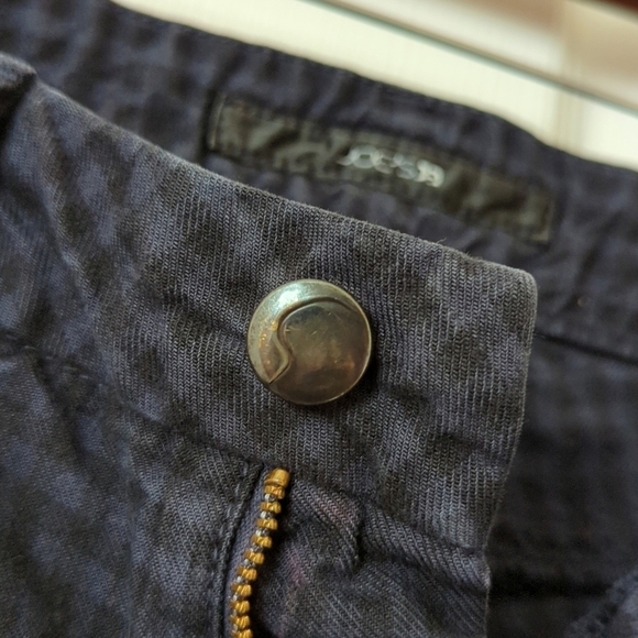 Joe's Jeans Chelsea Gingham Low Rise Ultra Slim Skinny Jeans Midnight Blue 28 - Picture 11 of 15